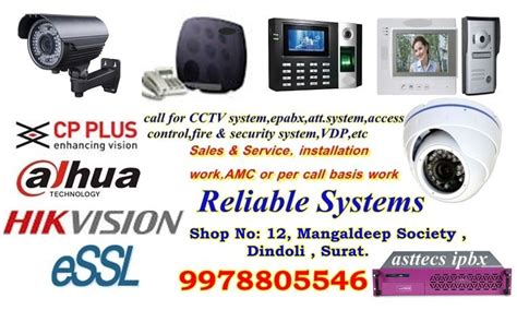 Reliable System Biometric Attendance System And Security Camera From Surat