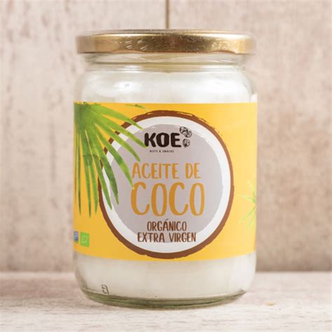 Aceite De Coco Organico Extra Virgen 200ml Koe Rappi