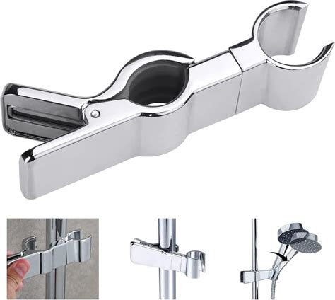 Argent Support Douchette Relevable En Alliage De Zinc Support Douche