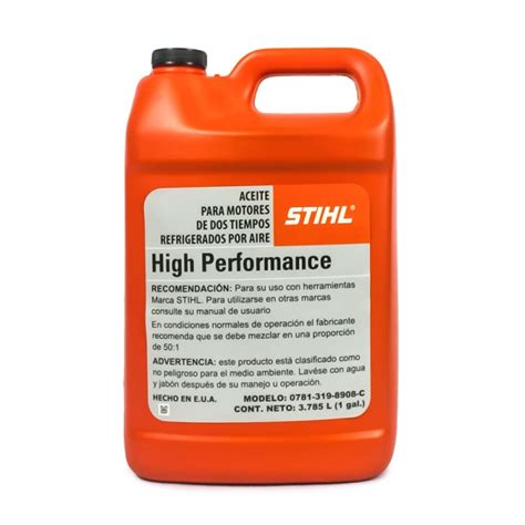 Aceite 2 tiempos hp stihl x 1 galón ref 07813198908