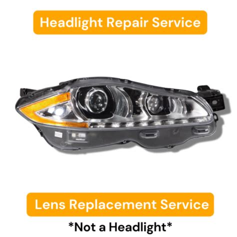 2010 2015 Jaguar XJ XJL XJR Right RH Headlight Lens Replacement Repair