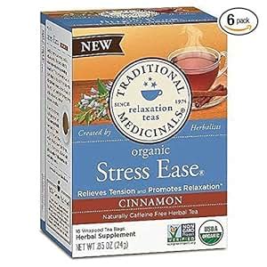 Amazon Traditional Medicinals Organic Stress Ease Herb Tea