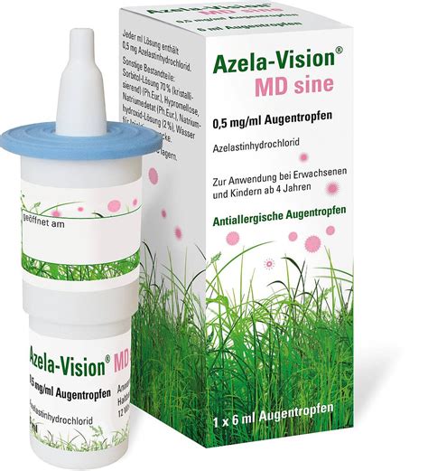 Azela Vision Md Sine Mg Ml Augentropfen Ml