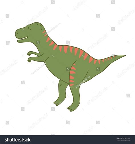 Dinosaur Pattern Vector Illustration Stock Vector (Royalty Free ...