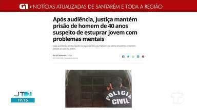 Jornal Tapaj S Edi O Justi A Mant M Pris O De Homem Suspeito De