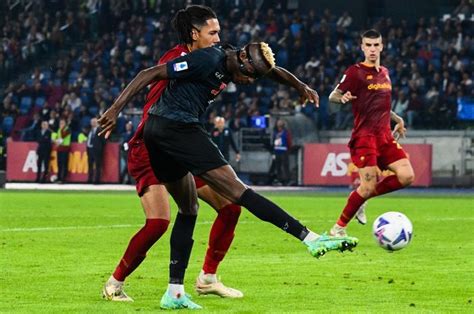 Hasil Liga Italia Gol Tunggal Cantik Osimhen Bungkam AS Roma Derby