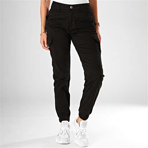 Urban Classics Pantalon Cargo Femme Tb3048 Noir