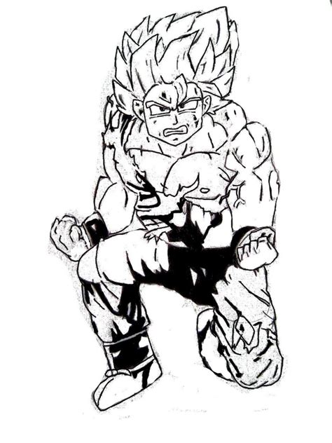 Free Printable Dragon Ball Z Coloring Pages For Kids