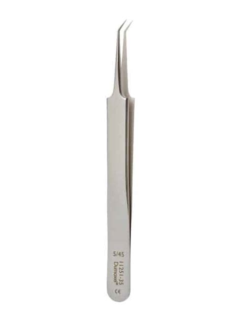 11251 35 Dumont 5 45 Forceps Standard Dumoxel Fine Science Tools