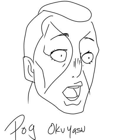 Pog Face Drawing