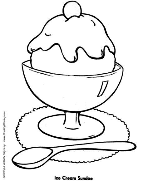 Ice Cream Sundae Drawing at GetDrawings | Free download