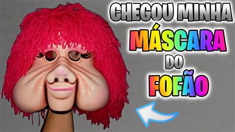 Comprei uma Máscara do Personagem Fofão da Carreta da alegria YouTube