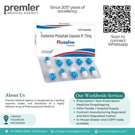 Oseltamivir Phosphate Mg Capsule Flusolve At Rs Stripe