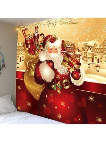 Father Christmas Printed Waterproof Wall Art Tapestry Kerst Kussen