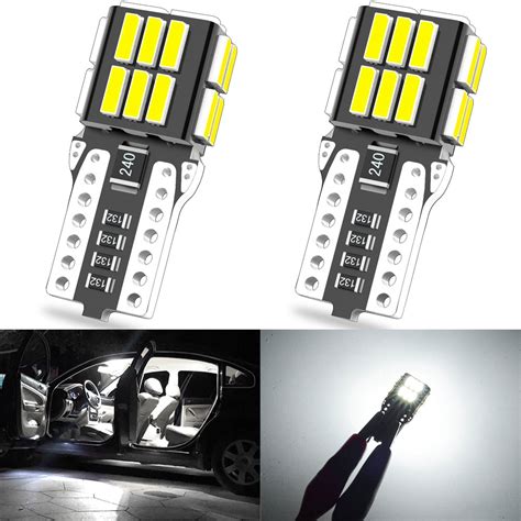 2pcs T10 W5w Led 194 168 Bulb Canbus Car Interior Light For Hyundai