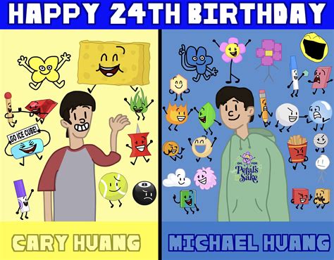 Happy 24th Birthday Cary and Michael Huang by AnimationMattAdams on DeviantArt