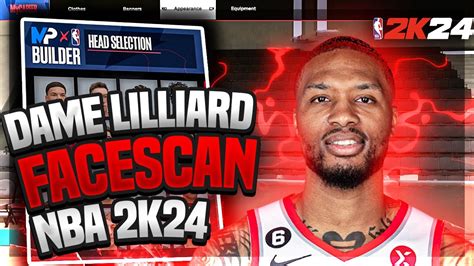 Nba K How To Look Like Damian Lillard Dame Face Scan Face