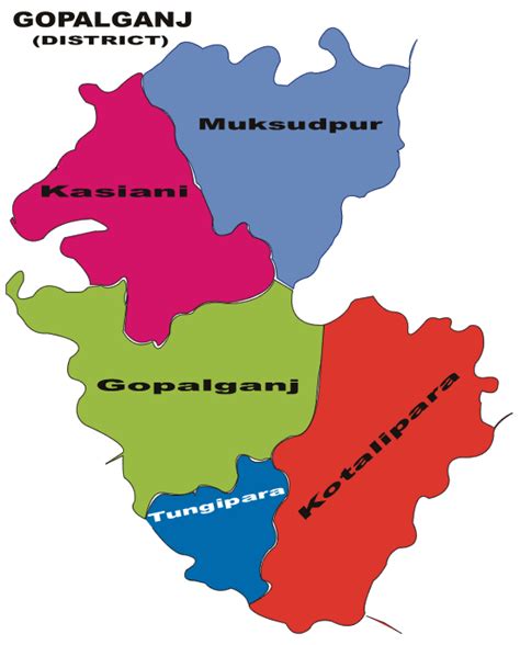 Bangladesh Map Gopalganj