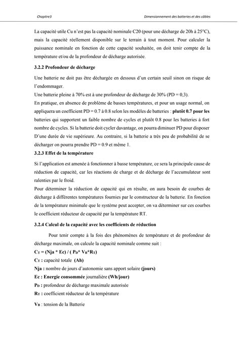 Solution Dimensionnement Des Installations Pv Dimensionnement Des