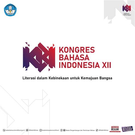 Kantorbahasantb On Twitter Kongres Bahasa Indonesia KBI XII Akan