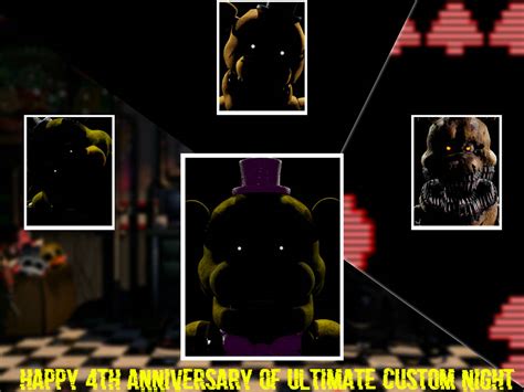 Blenderfnaf Happy 4th Year Anniversary Of Ucn By