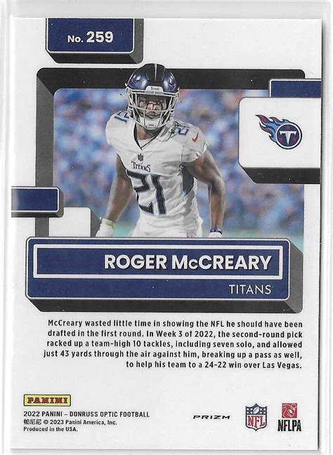 Donruss Optic Roger Mccreary Rated Rookie Fire Emoji Prizm Ssp