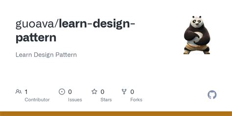 GitHub - guoava/learn-design-pattern: Learn Design Pattern