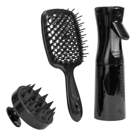 Conjunto De Pentes E Dispensador Comb Spray Styling Skeleton Frete grátis