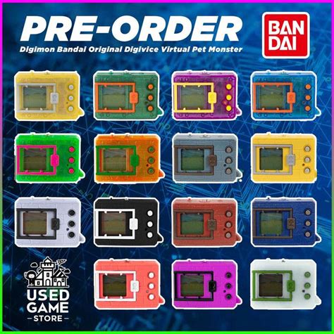 Digimon Bandai Original Digivice Virtual Pet Monster Glow In The Dark