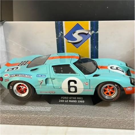 SOLIDO 1/18 SCALE Ford GT40 MK1 24H Le Mans 1969 GULF LIVERY EUR 28,20 ...