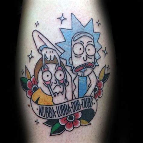 63 Epic Rick And Morty Tattoo Designs For Men