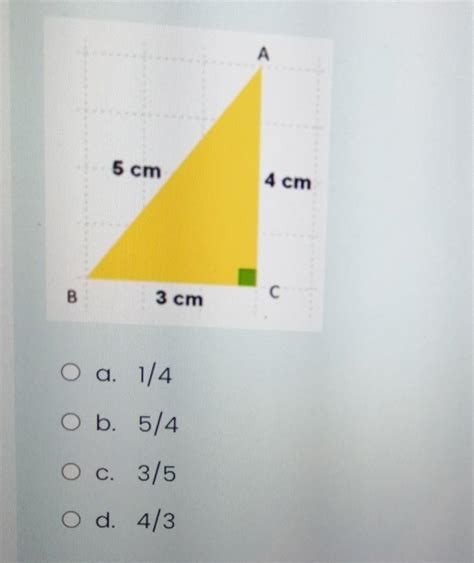 En El Siguiente Triángulo Rectángulo Encuentra El Valor Del Csc B