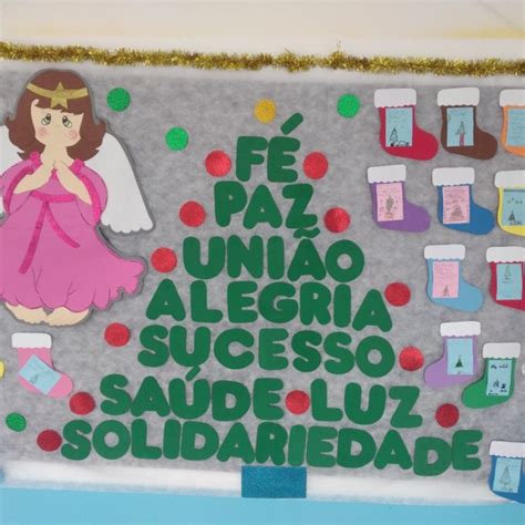 Ideias De Mural De Natal Escolar Painel Sala De Aula Decoração