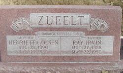 Ray Irvin Zufelt M Morial Find A Grave