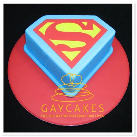 Superman From Gaycakes Superman Cakes Birthday Cakes For Men 60th Birthday Cakes