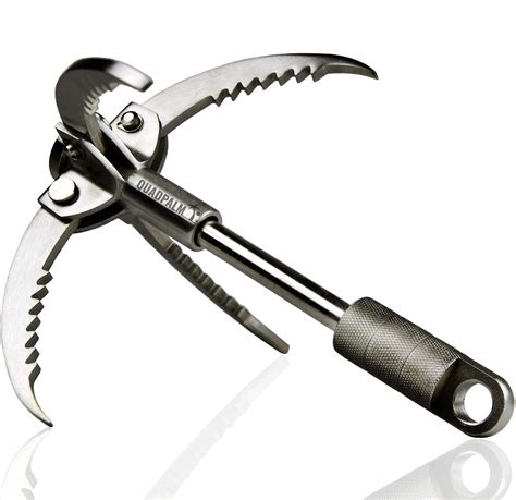 Heavy Duty Survival Grappling Hook Multifunctional Quadpalm Grapple