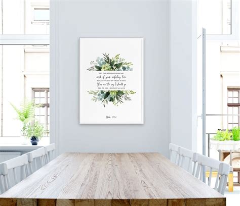 Psalm Show Me The Way Bible Verse Wall Art Printable Etsy