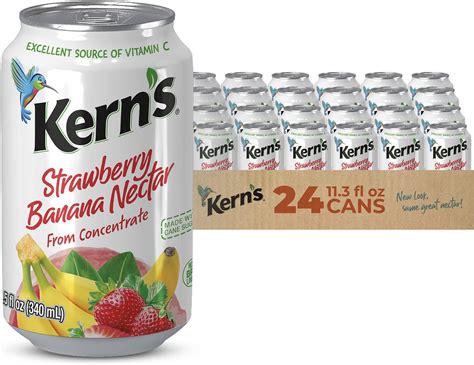 Amazon Kern S Strawberry Banana Nectar 11 3 Fl Oz Pack Of 24