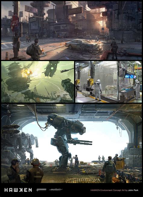 Concept Art World — Check out HAWKEN Environment Concept Art by John...