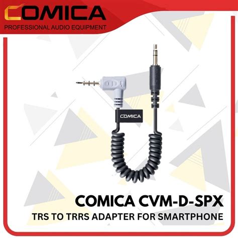 Jual COMICA CVM D SPX 3 5mm TRS To 3 5mm TRRS Adapter Cable For