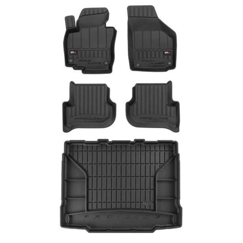 Kit Tapis De Sol Et Coffre Pour Skoda Yeti Tpe Noir