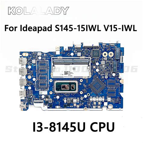 For Lenovo Ideapad S145 15IWL V15 IWL Laptop Motherboard UAM W I3