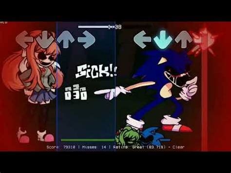 Fnf Monika Exe Vs Sonic Exe Mods Android Optimiazd Gama Baja Low End