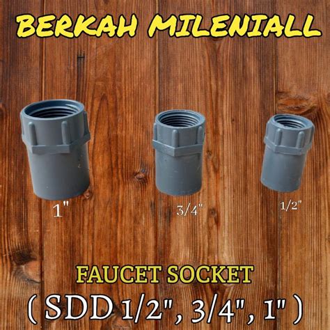 Jual Faucet Soket Pvc Jaya Ts Inch Inch Inch Fitting Pipa