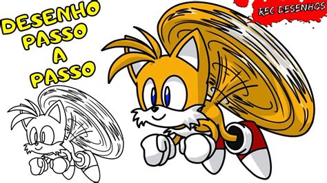 Como Desenhar O Tails Voando Aprenda A Como Desenhar O Tails Melhor