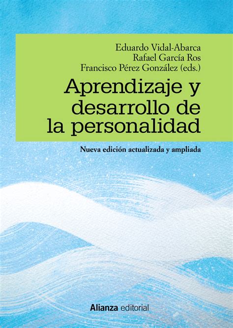 Aprendizaje Y Desarrollo De La Personalidad Alianza Editorial