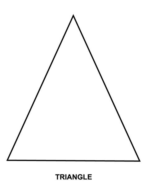 Triangle Template Printable Use The Buttons Below To Print Open Or