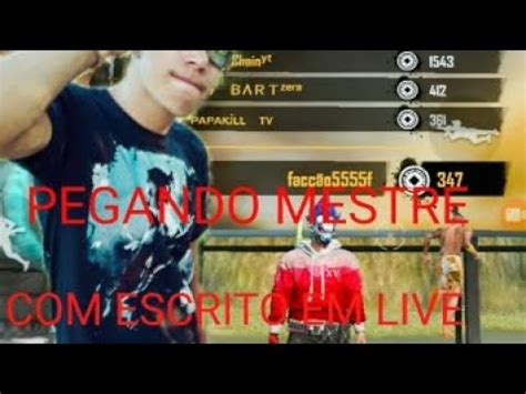 JOGANDO ATE O MESTRE MAIS ESCRITOS YouTube