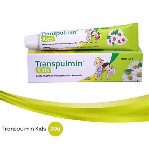 Jual Transpulmin Kids Balsam Transpulmin Bb Balsem Anak 10 Gr 10gr 10g