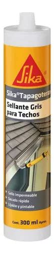 Tapagoteras Sellante Gris Para Techos Sika 300ml